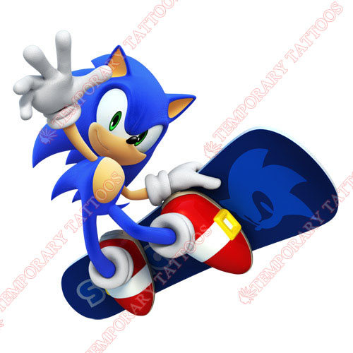 Sonic the Hedgehog Customize Temporary Tattoos Stickers NO.5315